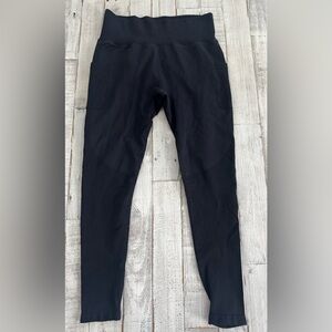 Women’s Ruched Bum Black Yoga Pants